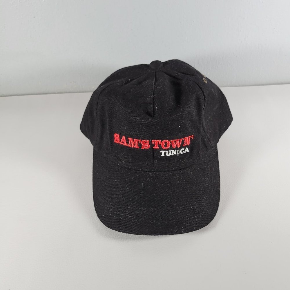 Sams Town Hat Tunica Strapback Casino Cap Black